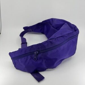 Vintage Ski Country Imports Purple Fanny Pack Xtra Long With 3 Pockets